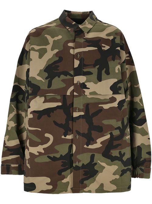 Shirt jacket with camouflage print FEAR OF GOD | 186BT244328FWOODLAND CAMO